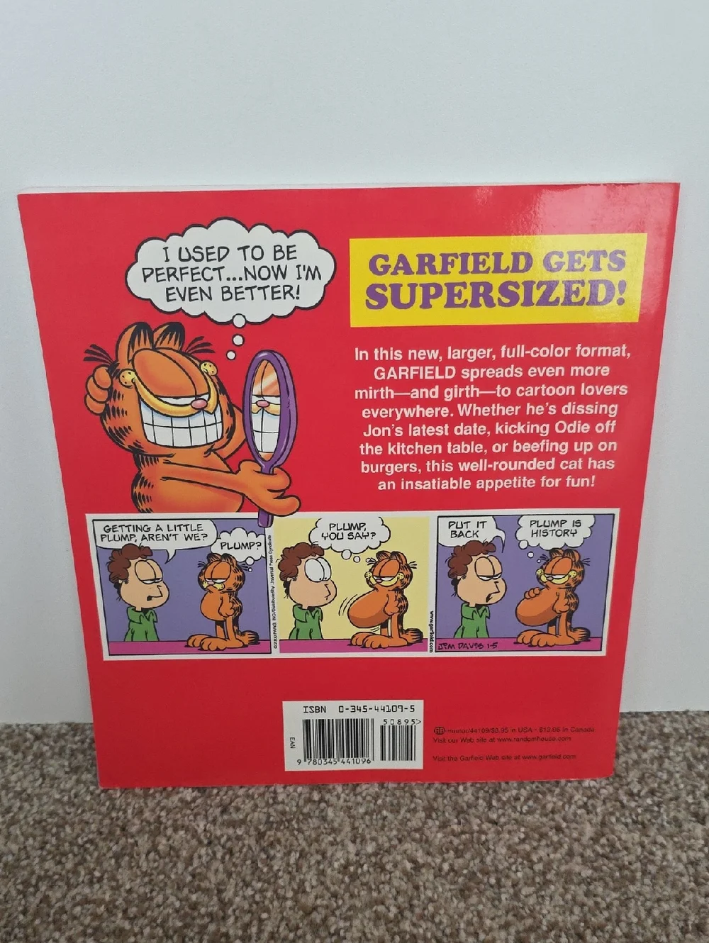 Garfield Book Set - Comic Book, Discovers America And Obedience School